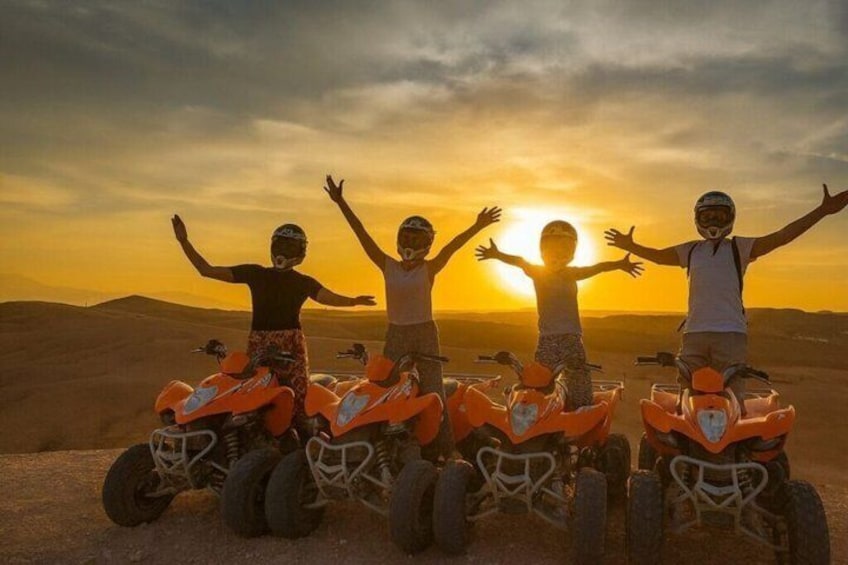 Agafay Desert Quad Bike, Camel Ride & Dinner Show 1