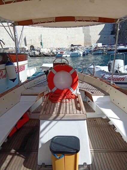 Boat tour from Castro marina with snorkeling stop at Porto Miggiano 1