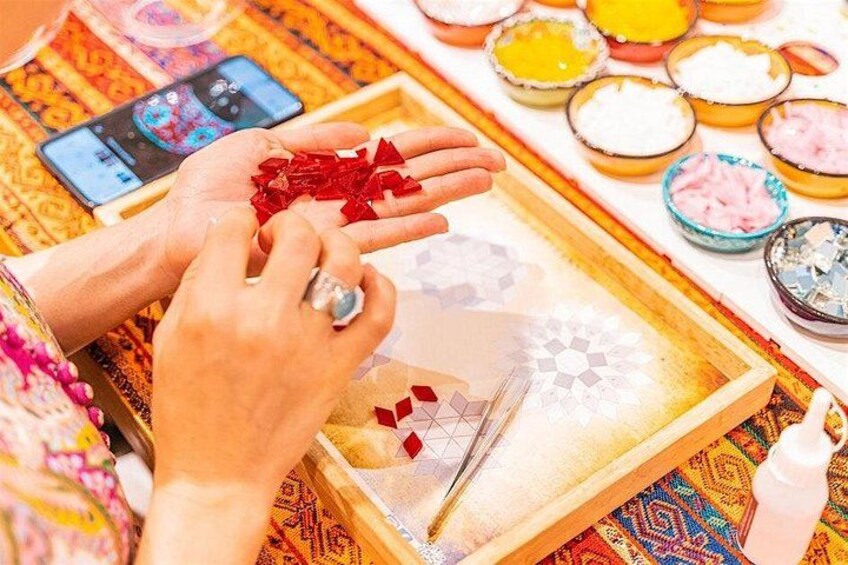 Traditional Turkish Mosaic Lamp Workshop in New Westminster 4