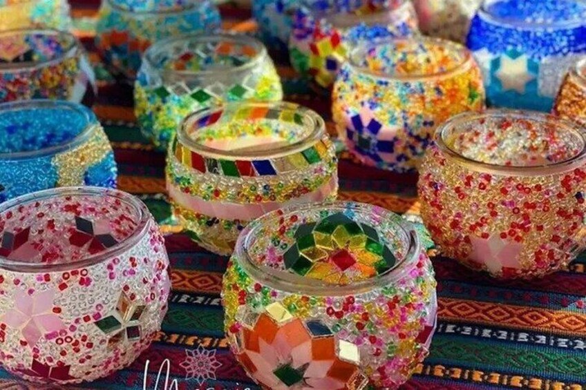 Traditional Turkish Mosaic Lamp Workshop in New Westminster 3