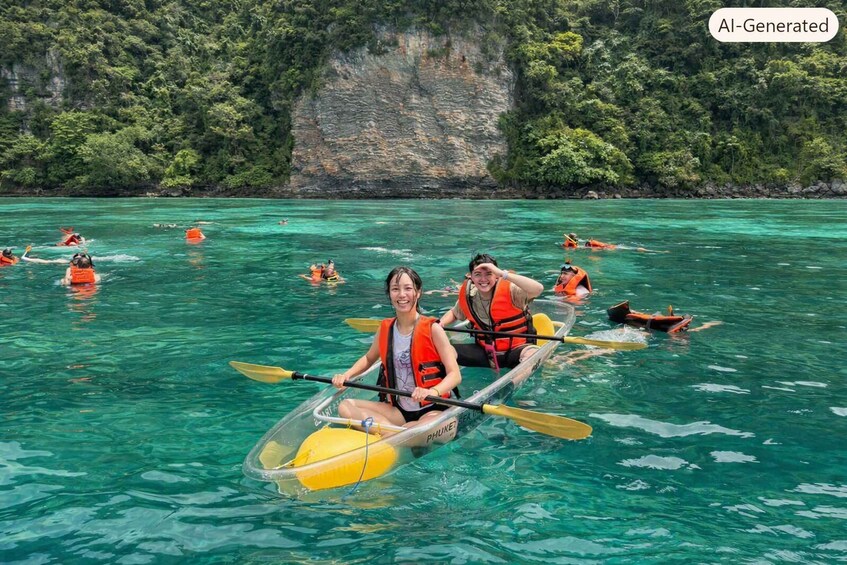Picture 6 for Activity Phuket: Khai Islands & Phi Phi Day Trip with Water Activity 5