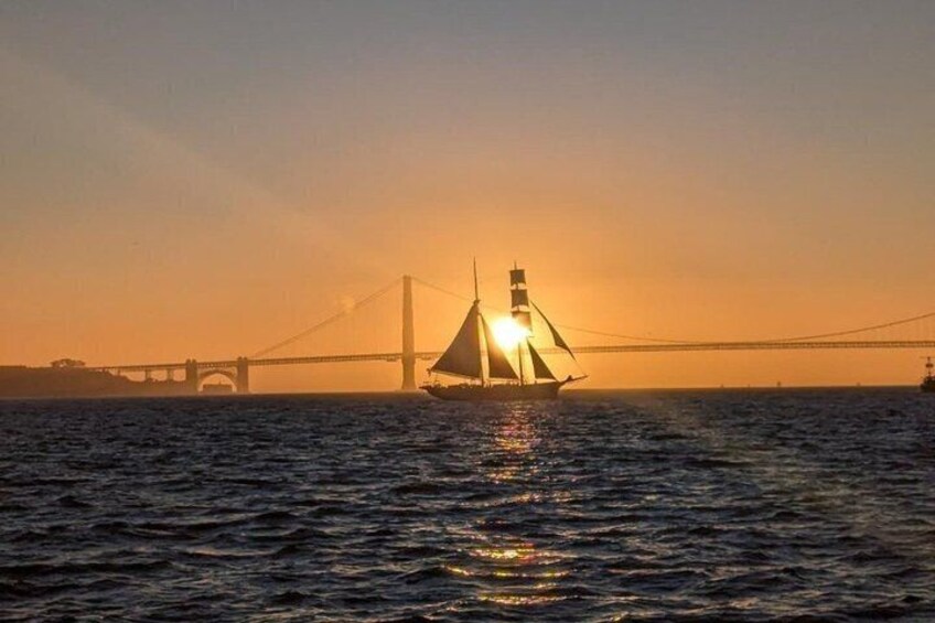 Sunset Sail on the Tall Ship Matthew Turner in San Francisco Bay 1
