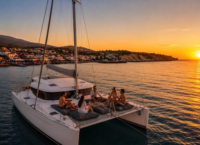 Almyrida - Kalyves: Private sunset & aperitif - the catamaran just for you 4