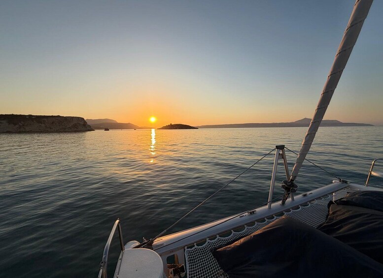 Picture 5 for Activity Almyrida - Kalyves: Private sunset & aperitif - the catamaran just for you 3
