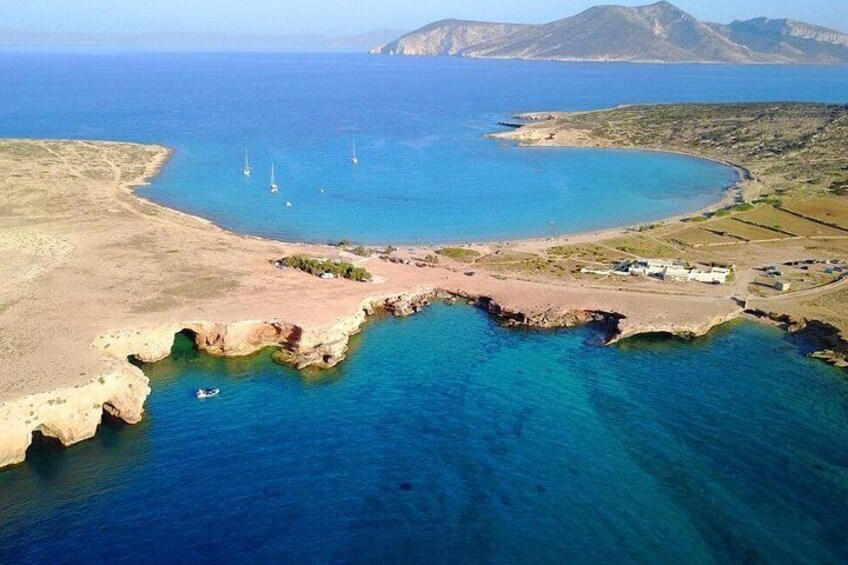 Private Boat Tour Paros and Antiparos Blue Lagoon 2