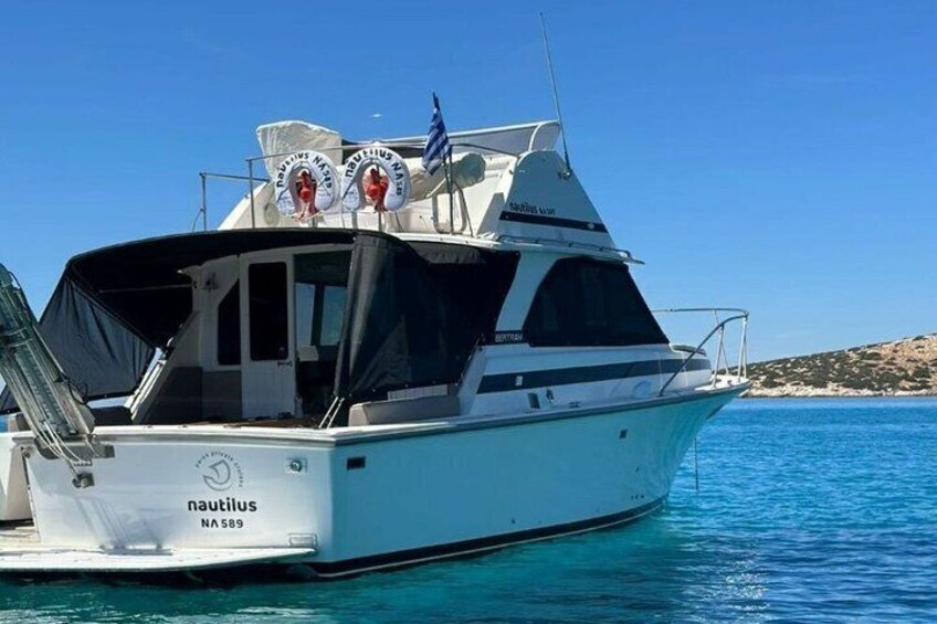 Private Boat Tour Paros and Antiparos Blue Lagoon 3
