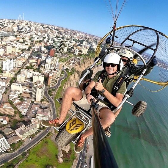 Picture 3 for Activity Lima: Paragliding Flight with Ocean Views during Sunset 1