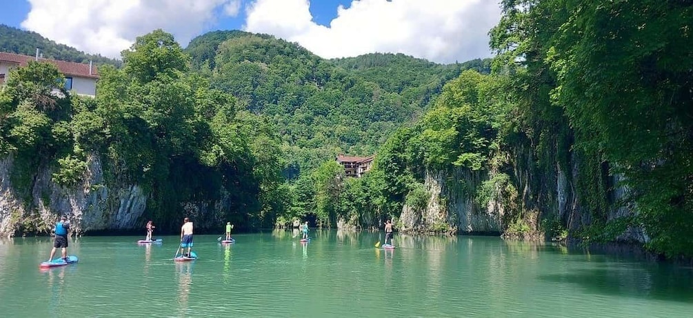 Picture 4 for Activity Lake Predil: Half-Day Stand-Up Paddleboarding 2