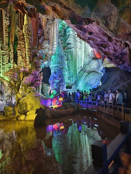 Picture 1 for Activity Guilin Yangshuo: Full-Day with Silver Cave & Bamboo rafting 2