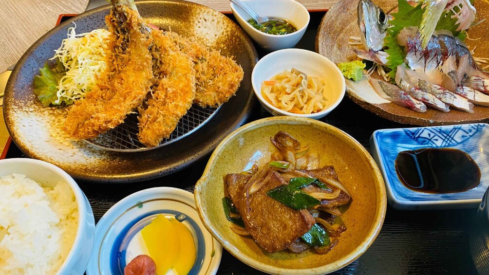 Picture 1 for Activity Matsuura: Kiraku Restaurant Aji Fry Meal Voucher 2