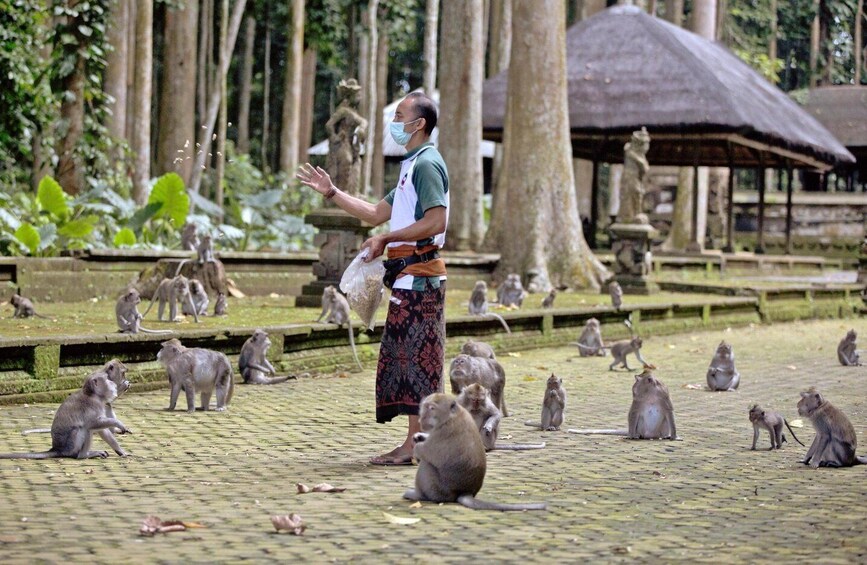 Picture 8 for Activity Bali: Taman Beji Griya, Taman Ayun & Monkey Forest Tour 3