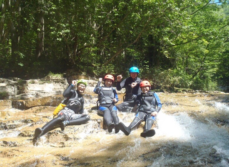 Picture 3 for Activity Takayama Shower Climbing & Canyoning Half-Day Tour 5