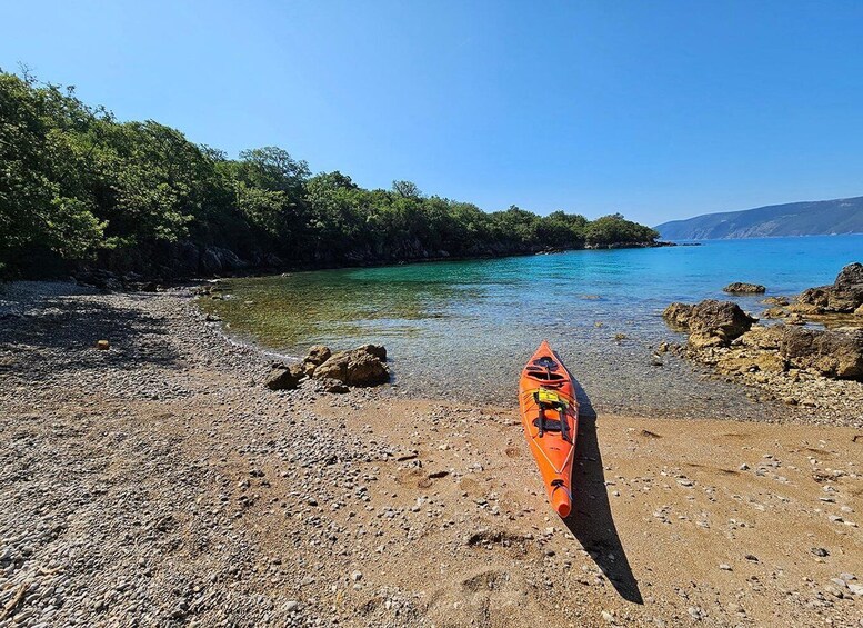 Picture 1 for Activity Krk Island: Čavlena bay guided Kayak tour with snorkeling 1