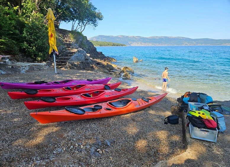 Picture 4 for Activity Krk Island: Čavlena bay guided Kayak tour with snorkeling 3