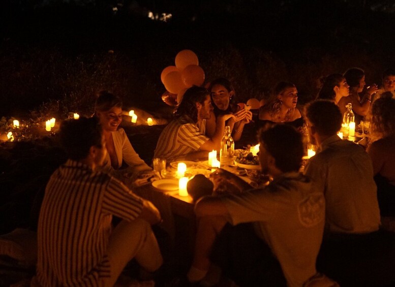 Picture 9 for Activity Canggu, Bali: Romantic Sunset Beach Picnic - Candles & Wine 3