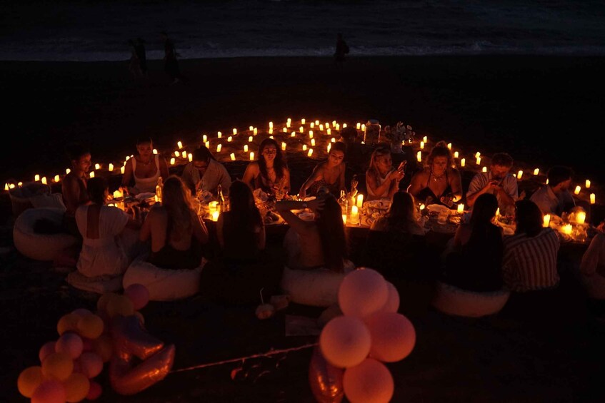 Picture 3 for Activity Canggu, Bali: Romantic Sunset Beach Picnic - Candles & Wine 2