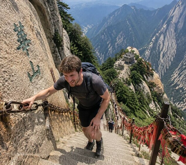 Picture 1 for Activity Xi'an: Mount Huashan Hike Day Optional Hotel Stay nearby Hua 3