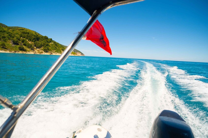 Picture 9 for Activity From Tirana: Sazan Island & Karaburun Small Group Boat Tour 5