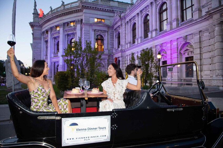 Picture 8 for Activity Vienna Candlelight Dinner Experience in a Classic Oldtimer 2