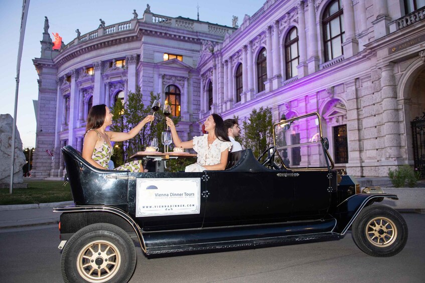 Picture 9 for Activity Vienna Candlelight Dinner Experience in a Classic Oldtimer 4