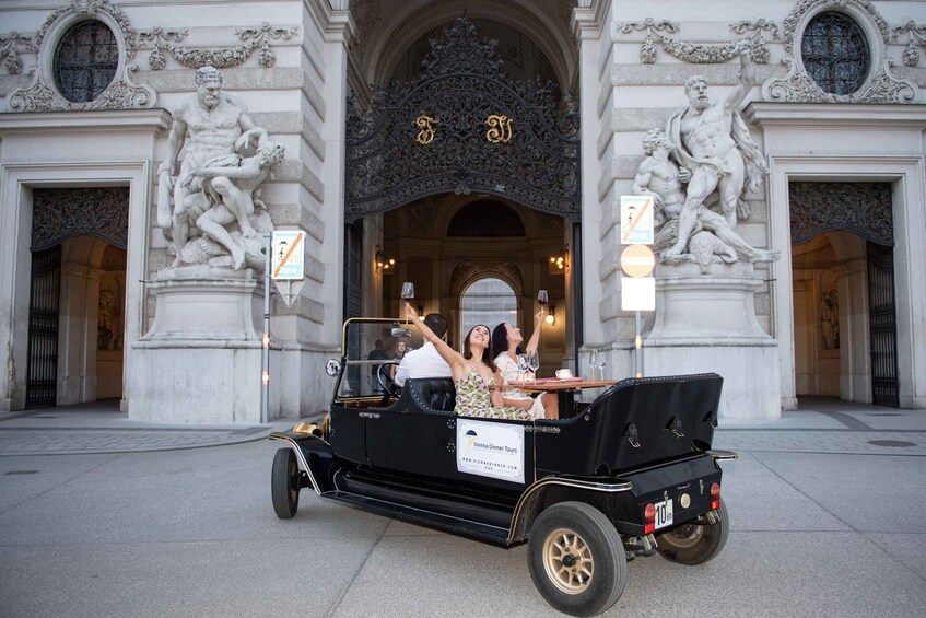 Picture 3 for Activity Vienna Candlelight Dinner Experience in a Classic Oldtimer 5