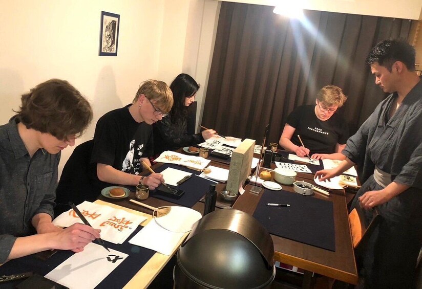 Picture 8 for Activity Tokyo: Ancient Japanese Calligraphy with a Calligraphy PhD 3