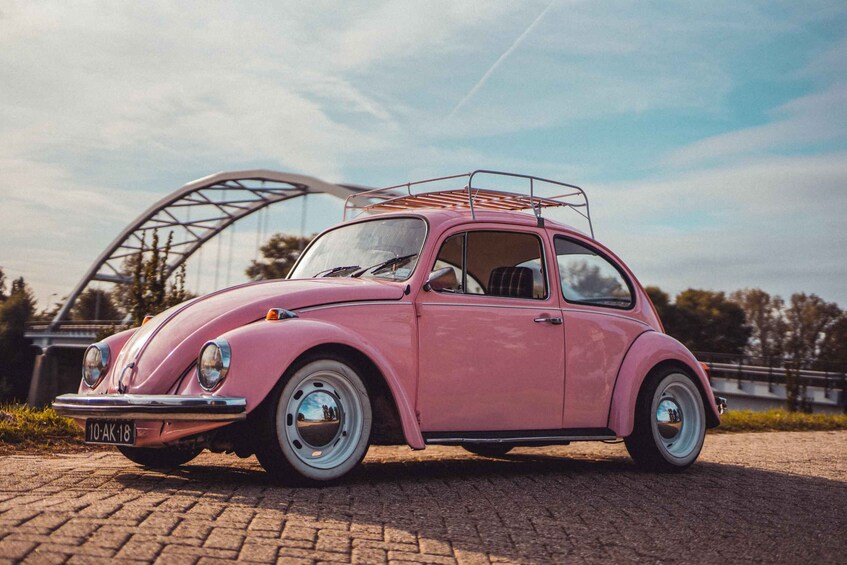 Picture 4 for Activity Hoogblokland: Classic Car Rental with Picnic Basket 3