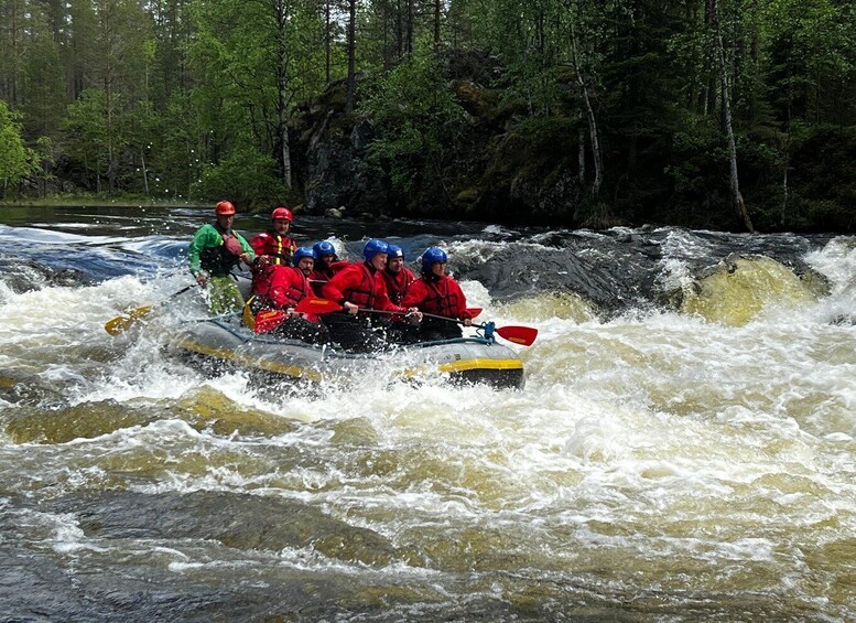Picture 3 for Activity Kuusamo: Kitkajoki River Wild Rapids Rafting Adventure 3