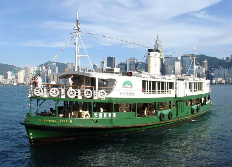 Picture 1 for Activity Hong Kong: Star Ferry, Open-Top Bus & Temple Guided Tour 5