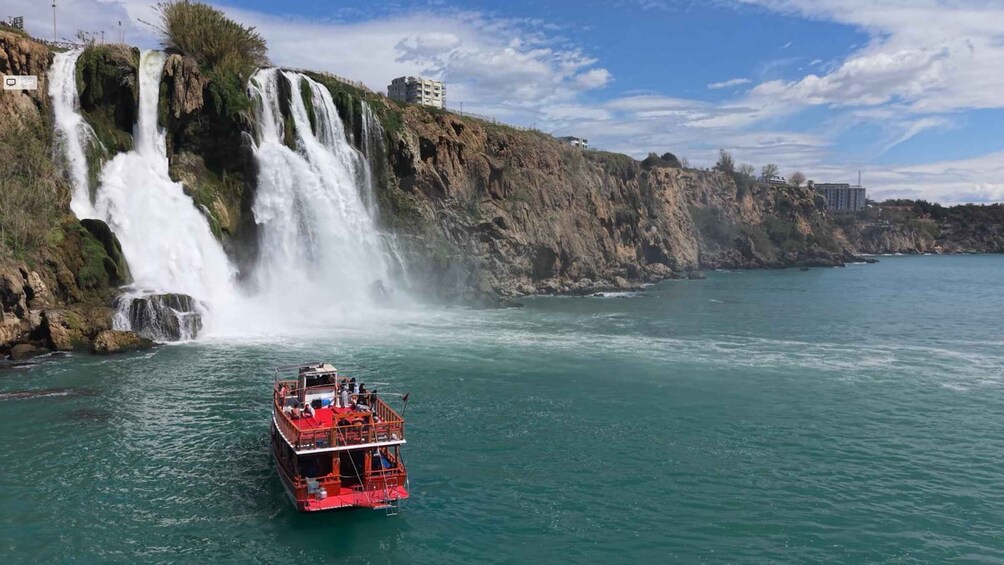 Picture 5 for Activity Belek: Duden Waterfall Relax Sunset Cruise w/ Unlimited Wine 4