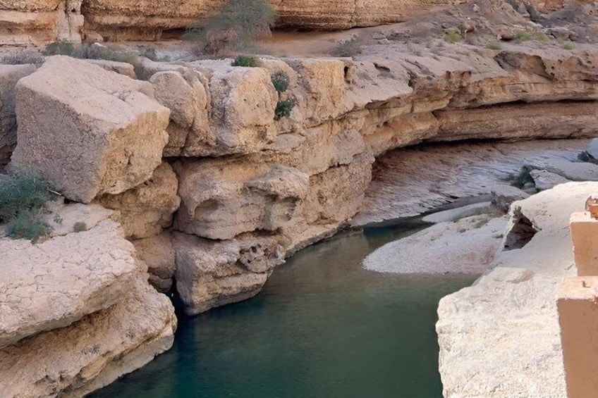 Muscat to Wadi Shab and Bimmah Sinkhole Day Tour 3