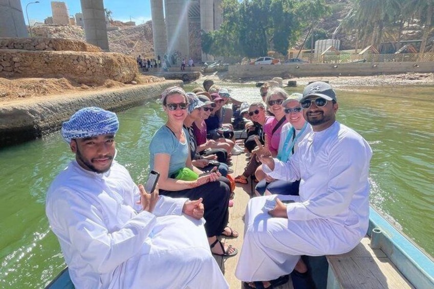 Muscat to Wadi Shab and Bimmah Sinkhole Day Tour 4