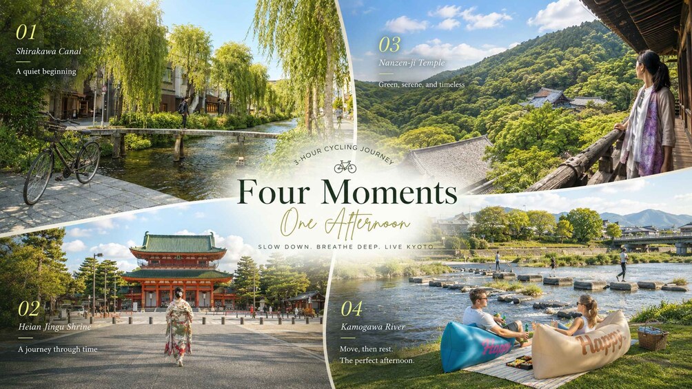 Picture 2 for Activity Cycle Hidden Kyoto: Canals, Zen Temple & Kamo River 2