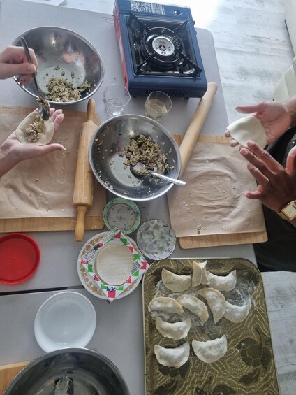 Picture 4 for Activity Seoul: Korean Mandu (Dumpling) Cooking Class – Vegan Option 4