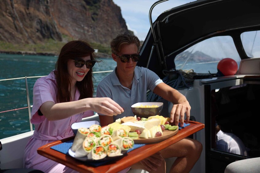 Picture 7 for Activity Half-Day Private Yacht Boat Trip Funchal Snacks & Drinks 3