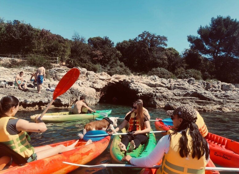 Pula: Guided Sea Kayak Tour to Kozada or Frašker 1