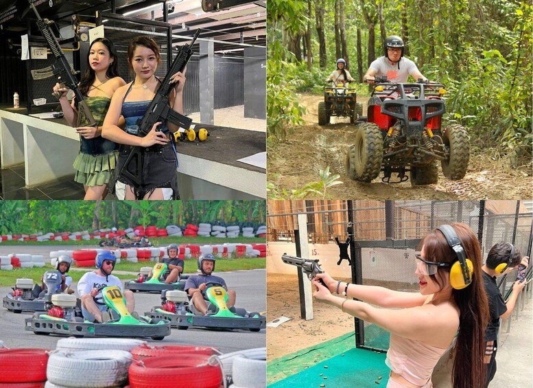 Picture 2 for Activity Phuket: Go-Kart, ATV Jungle Ride and Shooting Range Combo 2
