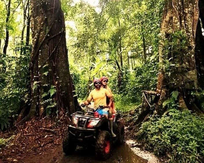 Picture 1 for Activity Bali: ATV Ride, Waterfalls, and Temple Day Trip 3