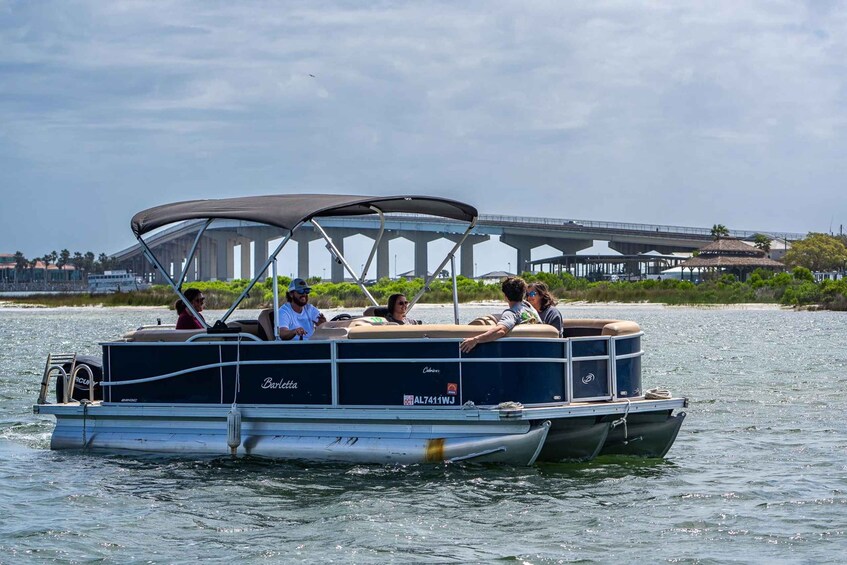 Picture 3 for Activity Orange Beach: Luxury Tritoon Boat Rental 4