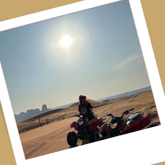 Riyadh : Sand Dune Desert Camel Ride + ATV ( Guide Bike ) 1