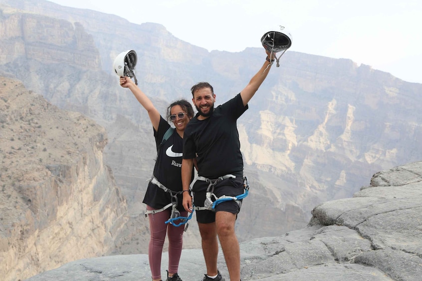 Picture 1 for Activity Jabal Shams: Via Ferrata and Balcony Walk 2
