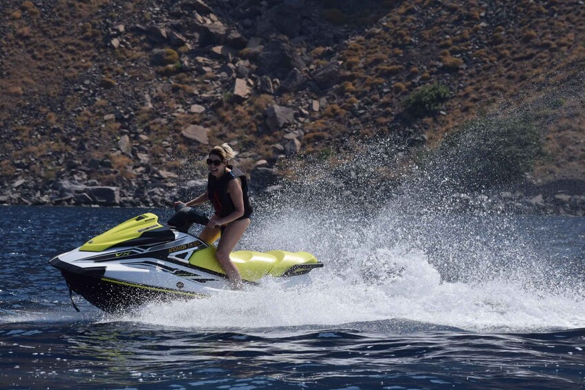 Santorini: Jet Ski Safari to Volcanoes with Snorkeling 1