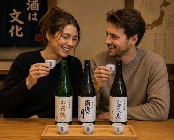 Hiroshima: Japanese Sake Etiquette Experience with Tasting 1