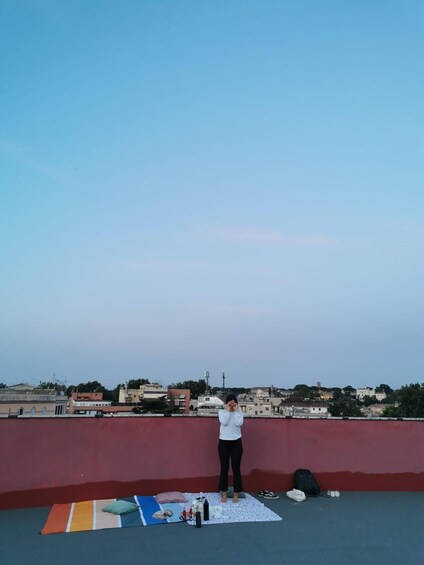 Rome: Trastevere Sunrise or Sunset Terrace Meditation 1