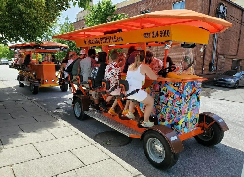 Asheville: Downtown Pubcycle Ride with Bar Stop 1