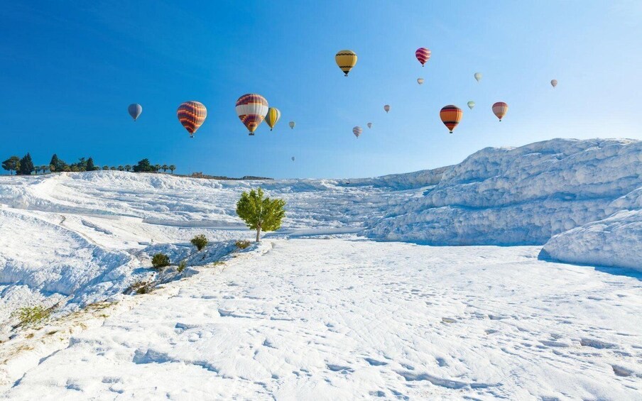 Antalya: Pamukkale Tour Includes Hot Air Balloon option 1