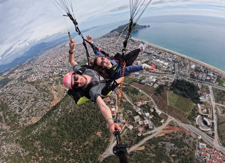 Picture 1 for Activity Alanya: Paragliding, City Tour, and Boat Trip with Lunch 2