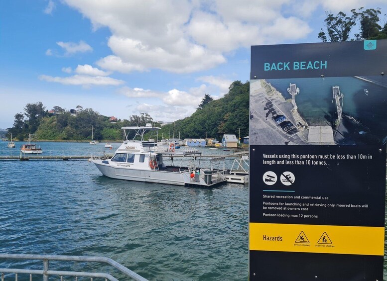 Dunedins Otago Harbour Bike Ferry Port Chalmers - Portobello 1