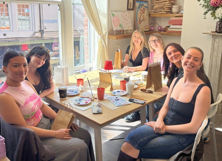 Dublin Art Café Experience with Materials Included 1