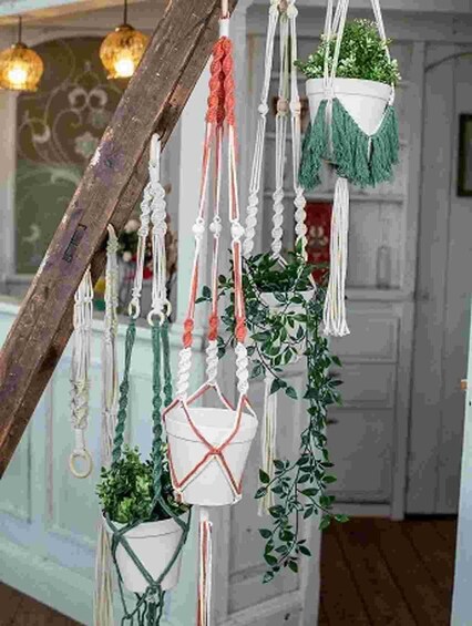 Picture 1 for Activity Leipzig: Macrame Plant Hanger or Hanging Shelf Workshop 4